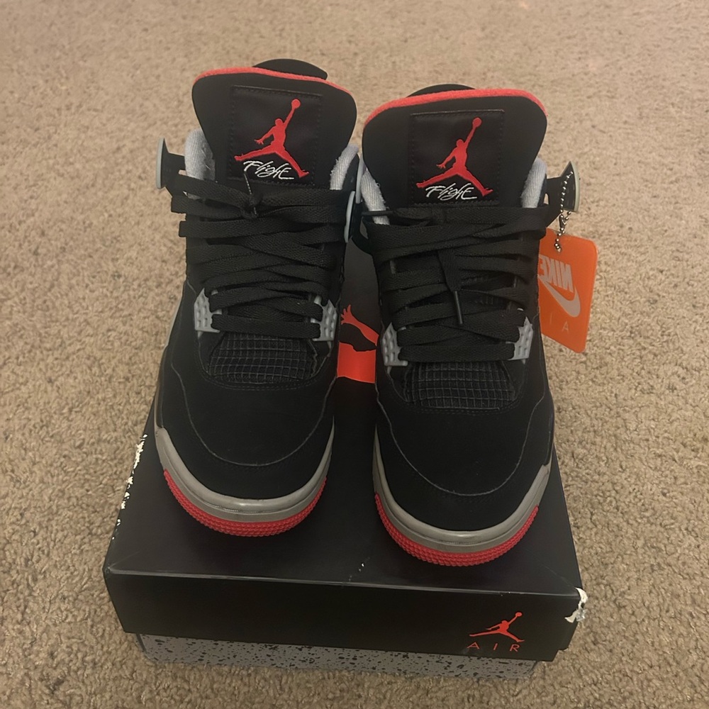 Nike Air Jordan Black and Red Sneakers